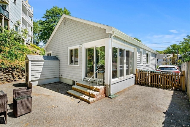 12 Shore Ave, Salem, MA 01970 - rear view of property featuring entry steps