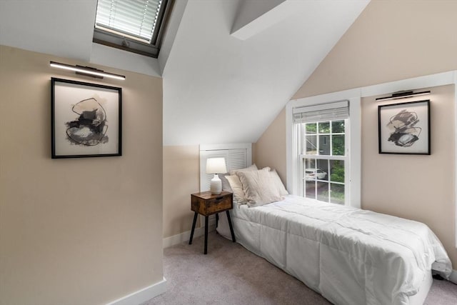 7 Summit Ave, Sharon, MA 02067 - bedroom featuring lofted ceiling and carpet