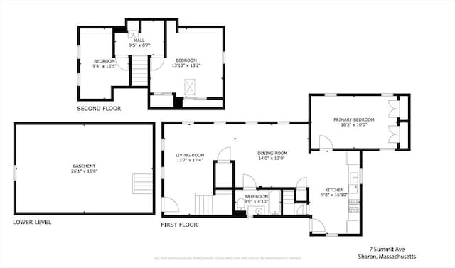 7 Summit Ave, Sharon, MA 02067 - view of room layout