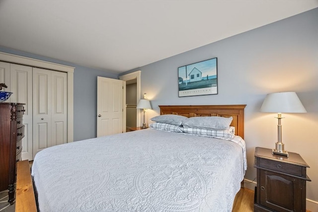 10 Seashore Park Dr Unit Gg, Provincetown, MA 02657 - bedroom featuring a closet and wood finished floors