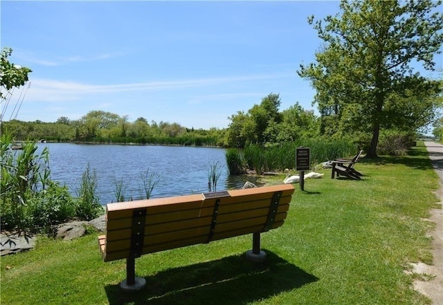 272 N Farm Dr Unit 272, Bristol, RI 02809 - view of property's community featuring a lawn and a water view