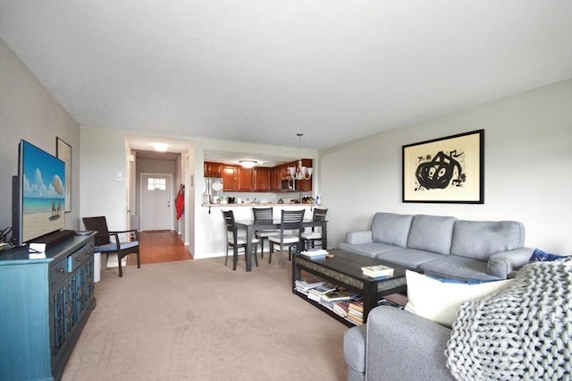 272 N Farm Dr Unit 272, Bristol, RI 02809 - living area featuring light carpet