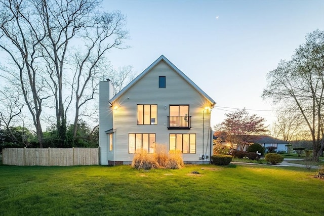 1705 Wampanoag Trl, Barrington, RI 02806 - rear view of house featuring a chimney