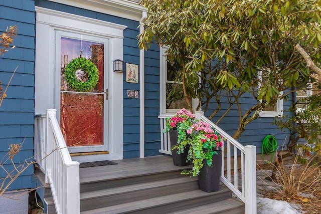 view of entrance to property