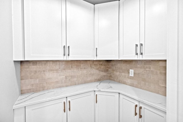interior details featuring tasteful backsplash