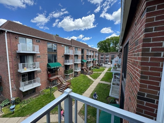 1186 Worcester Rd Unit 231, Framingham, MA 01702 - balcony with area for grilling