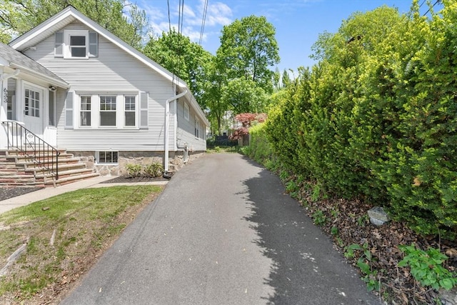 633 Lagrange St, Boston, MA 02132 - view of side of property with driveway