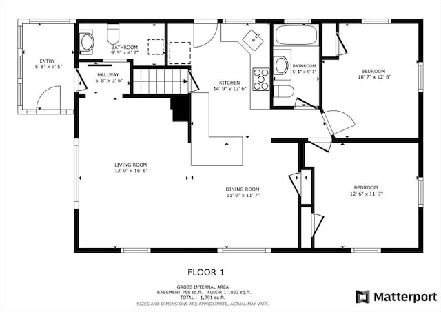 633 Lagrange St, Boston, MA 02132 - property floor plan