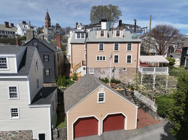 6 Lee St, Marblehead, MA 01945 - aerial perspective of suburban area