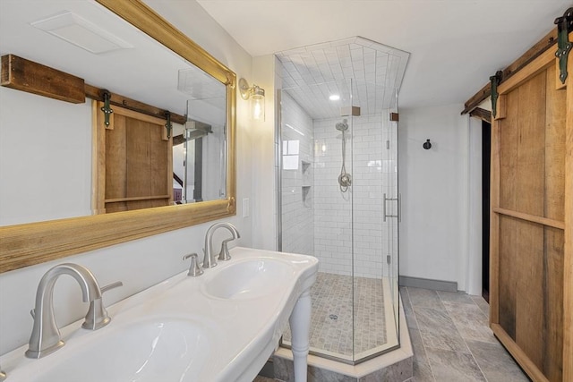 6 Lee St, Marblehead, MA 01945 - bathroom featuring a sink and a shower stall