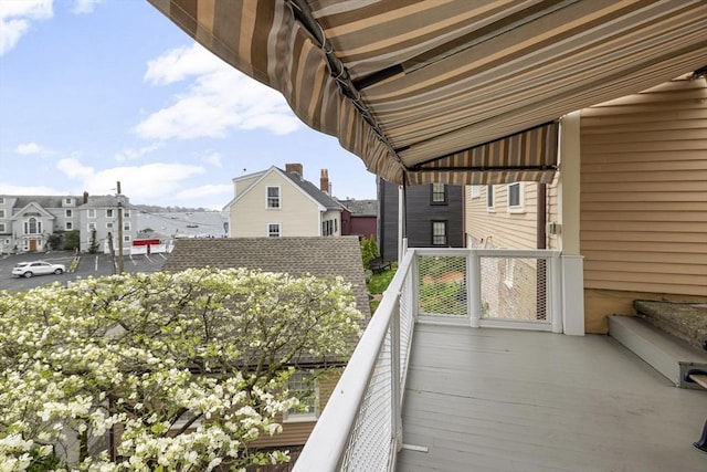 6 Lee St, Marblehead, MA 01945 - balcony with a residential view