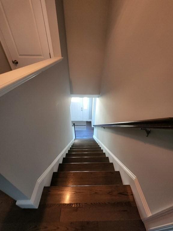 138 Elm St, Uxbridge, MA 01569 - stairs with baseboards