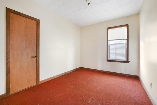 spare room with carpet