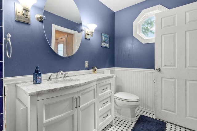 274 Primrose, Fall River, MA 02720 - bathroom featuring a wainscoted wall and vanity