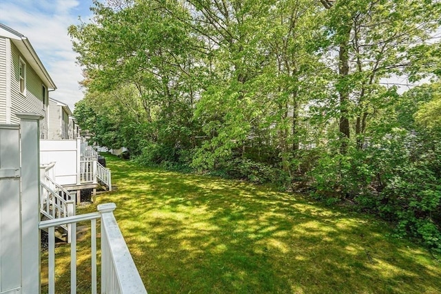 24 Highcrest Park Unit 24, Webster, MA 01570 - view of green lawn featuring stairs