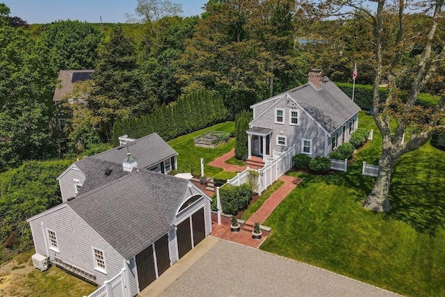 751 Crowell Rd, Chatham, MA 02650 - view of subject property with a heavily wooded area