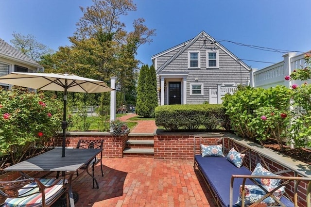 751 Crowell Rd, Chatham, MA 02650 - view of patio with outdoor dining area