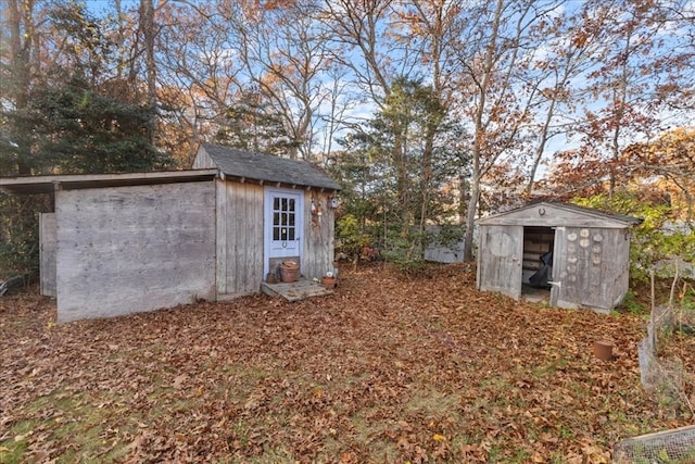 view of outdoor structure