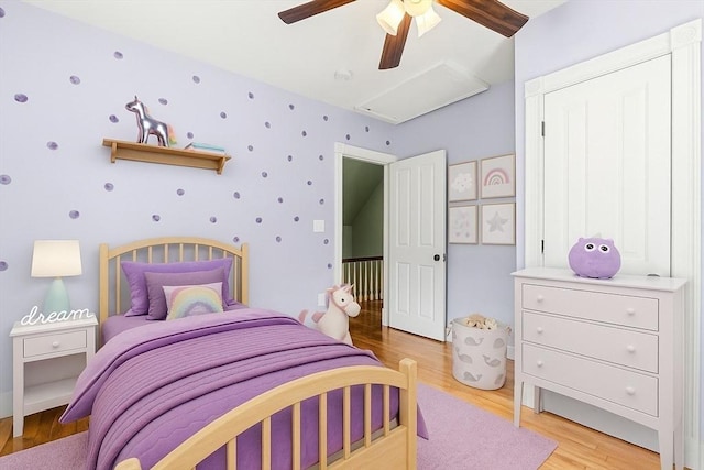24 Willard St, Malden, MA 02148 - bedroom featuring light wood-style flooring and ceiling fan