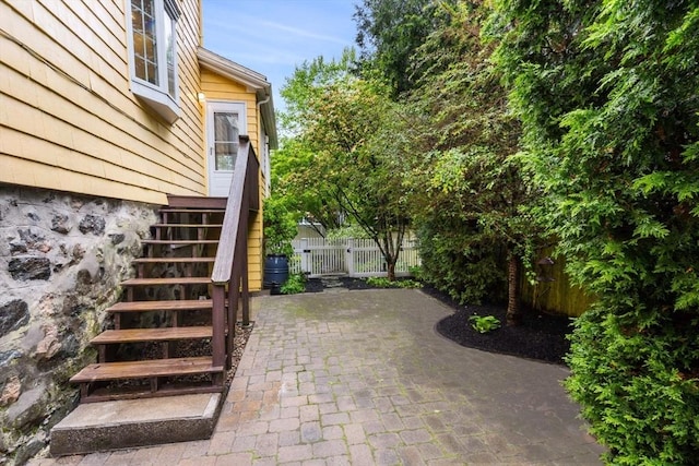8 Warren Rd, Marblehead, MA 01945 - view of patio / terrace featuring a gate