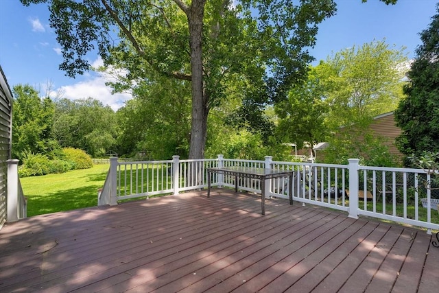 328 N Main St, Sharon, MA 02067 - deck with a yard
