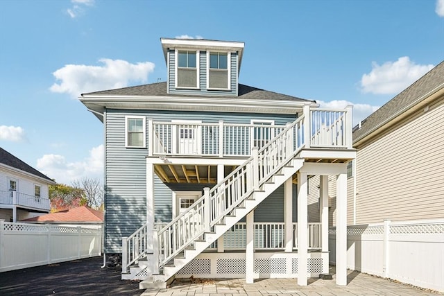 back of house featuring a patio