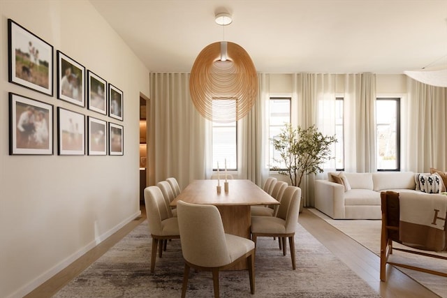 109 Wiswall Rd, Newton, MA 02459 - dining space with wood finished floors and baseboards
