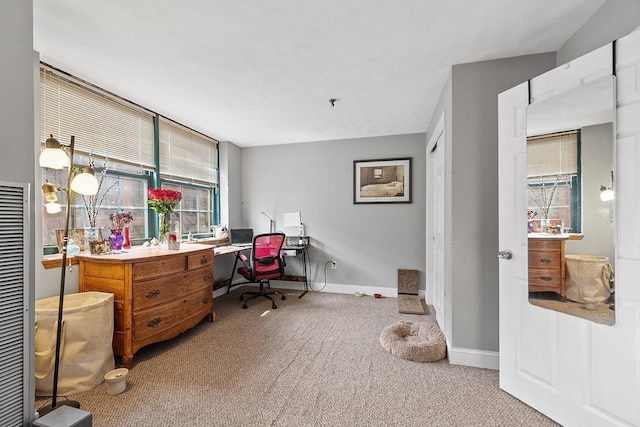 200 Market St Unit 44B, Lowell, MA 01852 - home office featuring carpet and baseboards