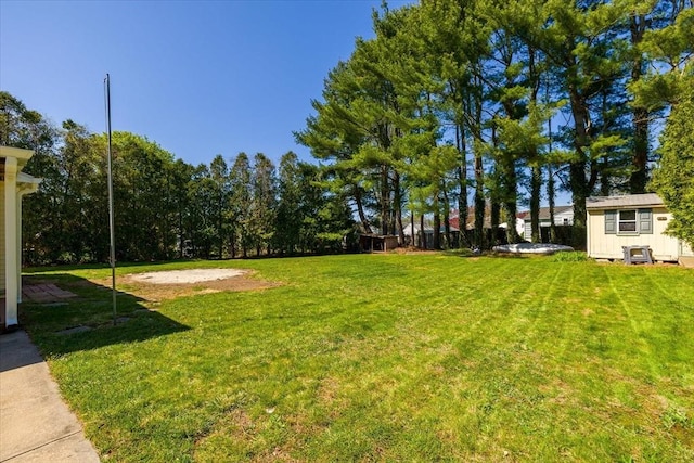 view of yard