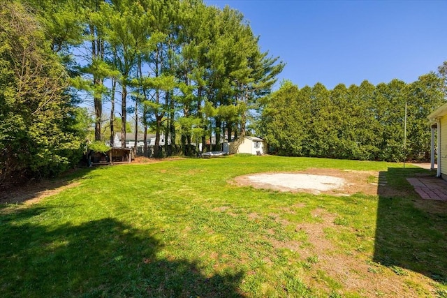 view of yard