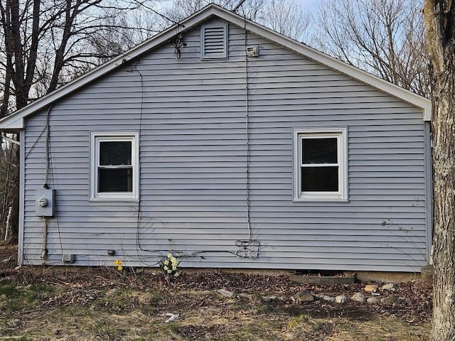 view of side of home