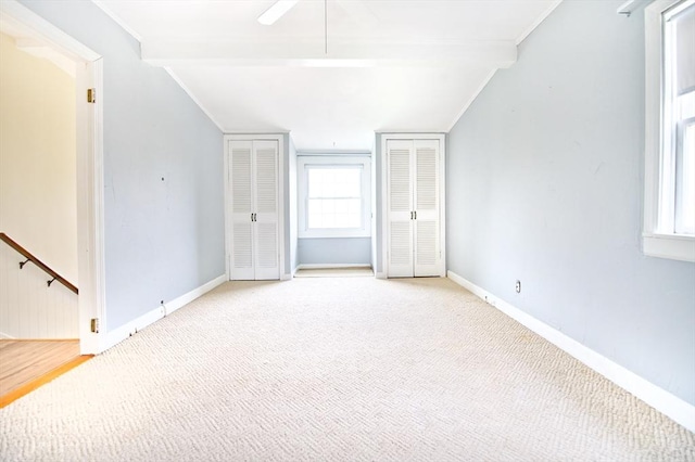 38 Kimball Beach Rd, Hingham, MA 02043 - unfurnished room featuring baseboards and vaulted ceiling