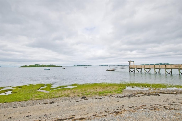 38 Kimball Beach Rd, Hingham, MA 02043 - dock area featuring a water view