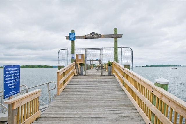 38 Kimball Beach Rd, Hingham, MA 02043 - dock area with a water view