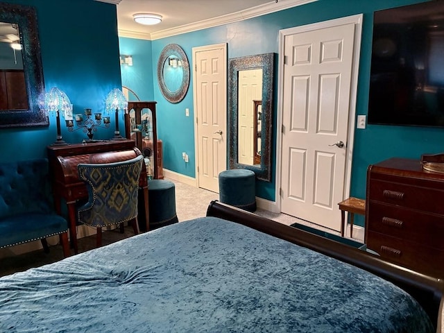20 Meadowbrook Ln Unit 20, Palmer, MA 01069 - carpeted bedroom with ornamental molding and baseboards