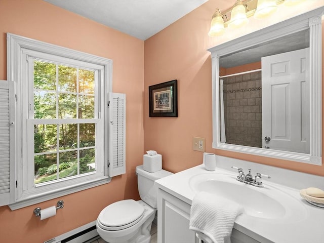 71 Nourse St, Westborough, MA 01581 - full bath featuring vanity and baseboard heating