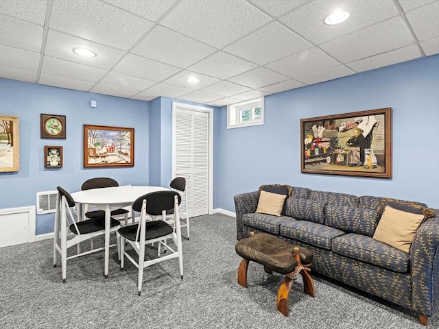 71 Nourse St, Westborough, MA 01581 - living room featuring carpet and recessed lighting