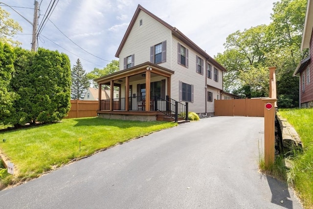 4 Fall St, Malden, MA 02148 - view of front of house featuring a porch