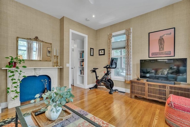 5 Mendell Way Unit 1, Boston, MA 02130 - living room with wood finished floors and recessed lighting