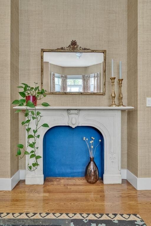 5 Mendell Way Unit 1, Boston, MA 02130 - detailed view of wood finished floors and baseboards