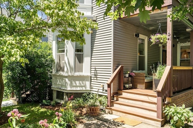 5 Mendell Way Unit 1, Boston, MA 02130 - doorway to property featuring a porch