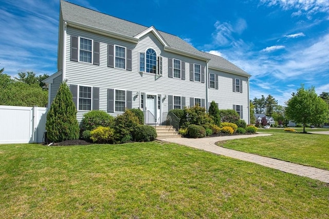view of colonial inspired home