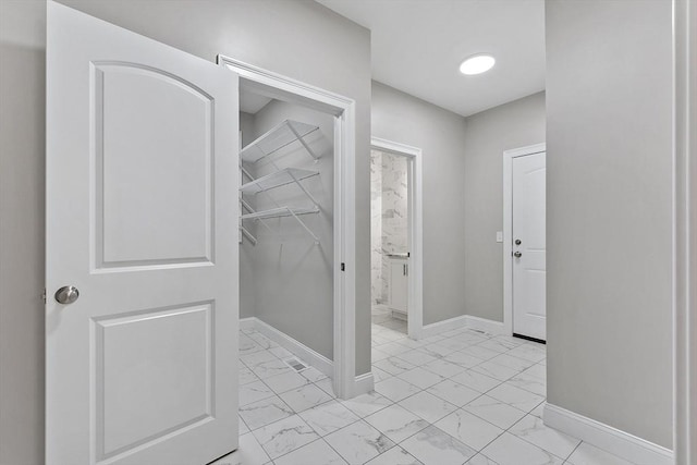 62 Bolton Rd Oakmont, Unit Oakmont, Westminster, MA 01473 - bathroom featuring marble finish floors and baseboards