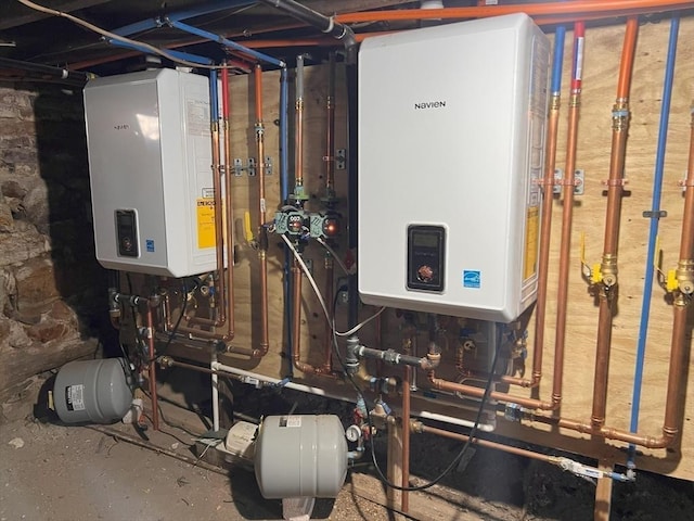 utilities with tankless water heater