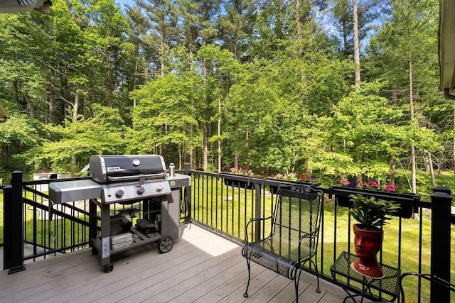 18 Arend Cir, Hanover, MA 02339 - deck featuring a lawn and a forest view