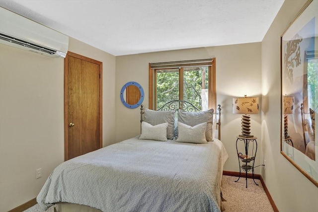 10 Eagles Nest, Edgartown, MA 02539 - bedroom featuring an AC wall unit and light carpet