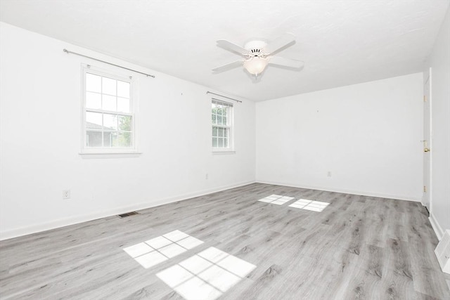 20 Patricia Dr Unit 20, Stoughton, MA 02072 - unfurnished room with light wood-style flooring, baseboards, and ceiling fan