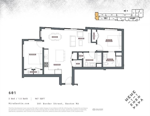 301 Border Unit 409, Boston, MA 02128 - floor plan / room layout