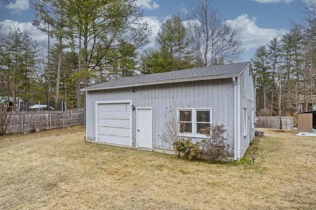 16 Poole Rd, Belchertown, MA 01007 - view of outbuilding with an outbuilding and fence