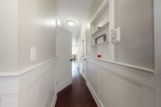 1834 Beacon St Unit 16, Brookline, MA 02445 - corridor with dark wood finished floors